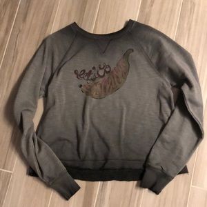 Anthropologie Sweater Lets Go Bananas